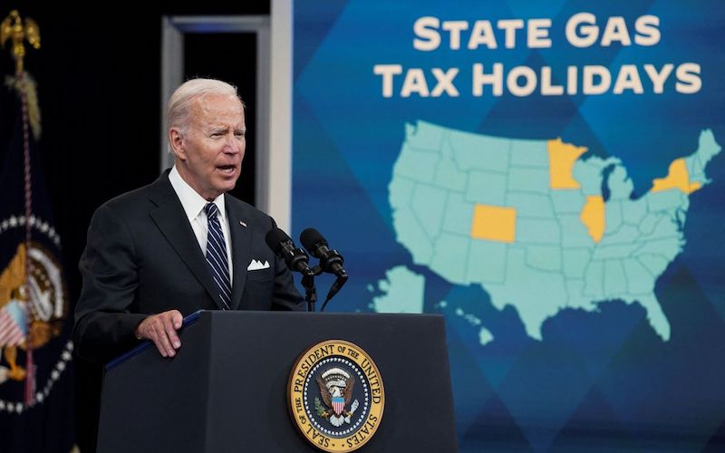 Biden calls for threemonth suspension of federal gas tax The World